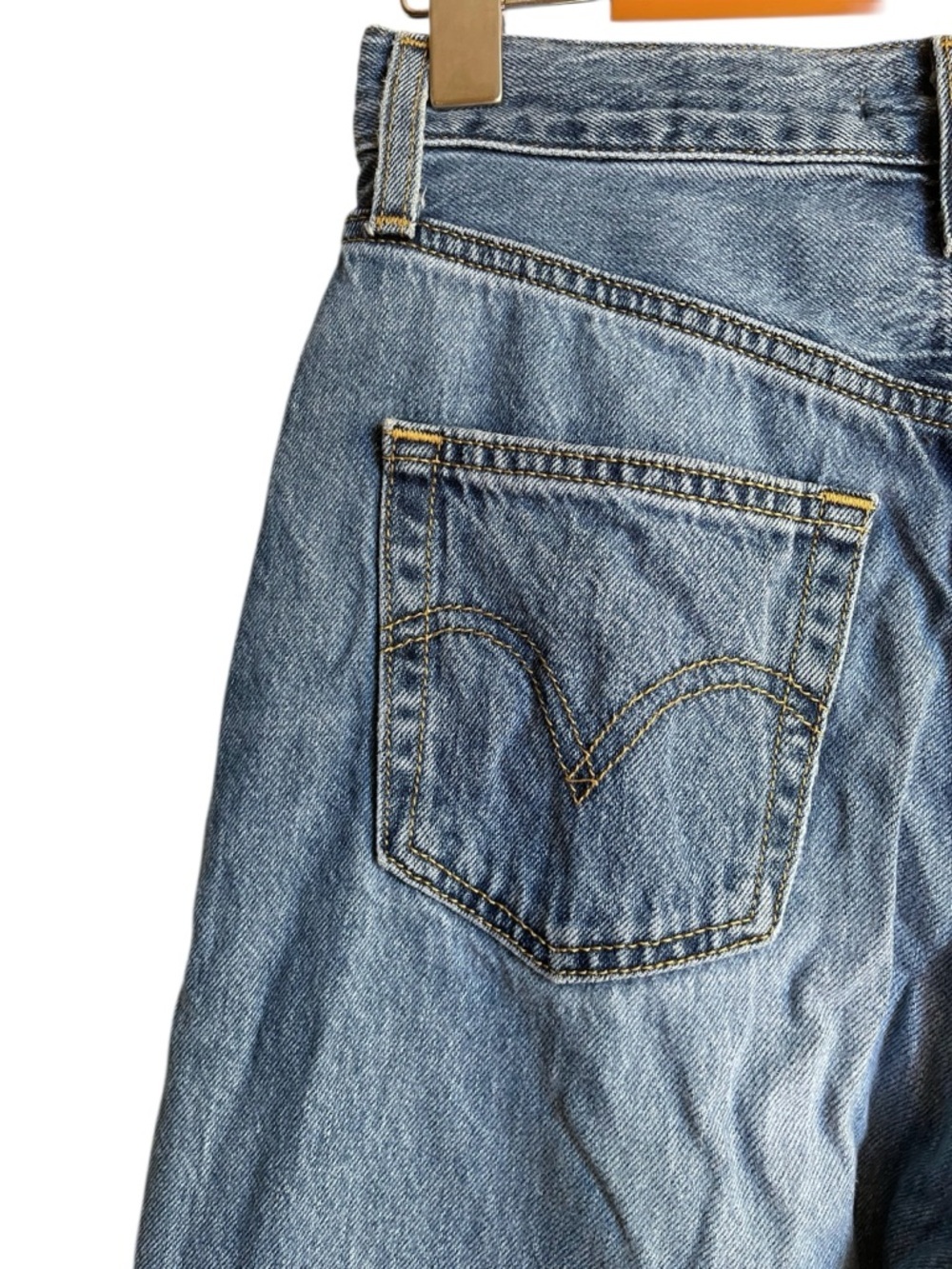 Levi’s High Loose Taper Jeans High Rise Relaxed W25 Premium Blue Denim - Picture 9 of 16